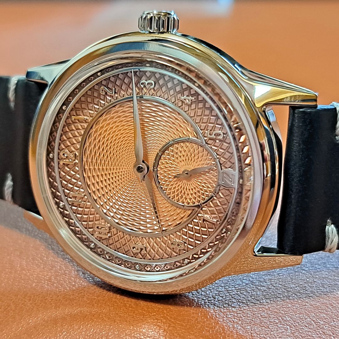 切手02 Zelos Nova v2 37mm Salmon (Swiss ETA Hand Wound Movement) – The