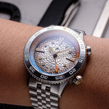 Aerotec Ace&nbsp;X&nbsp;GMT Diver - Silver-Colored Dive&nbsp;Watch
