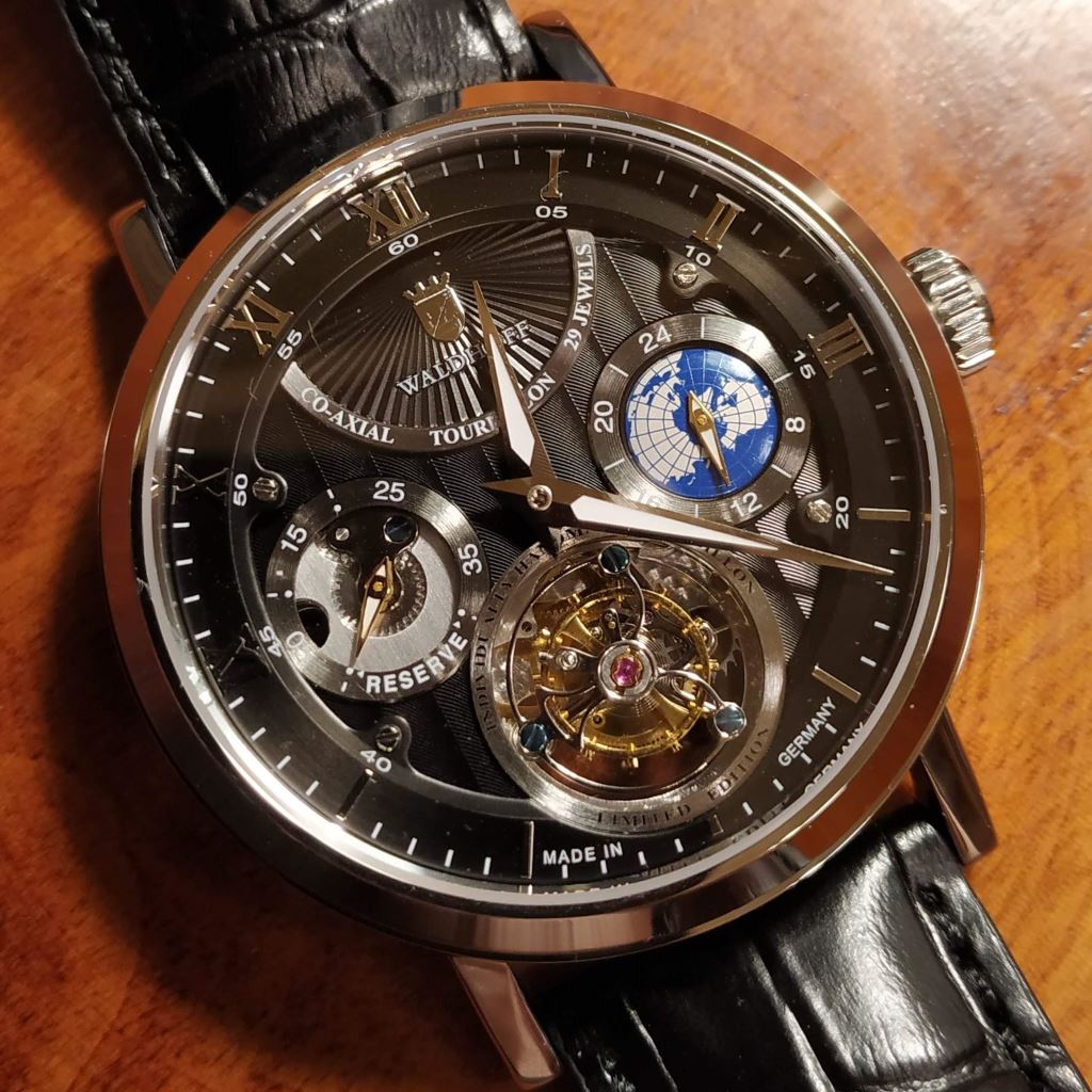 Waldhoff Ultramatic - Obsidian Black Limited Edition (with Tourbillon)