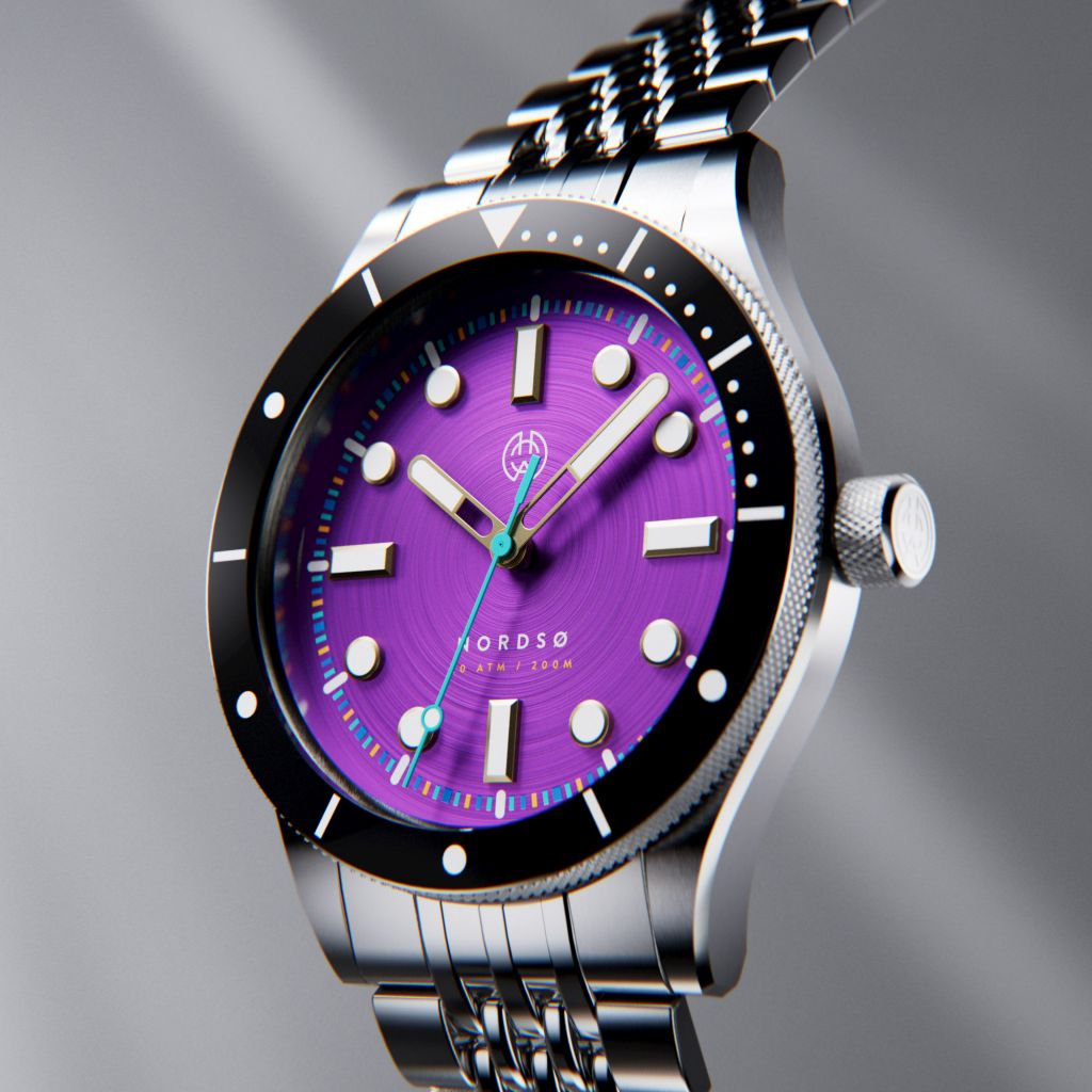 Purple 2025 dive watch