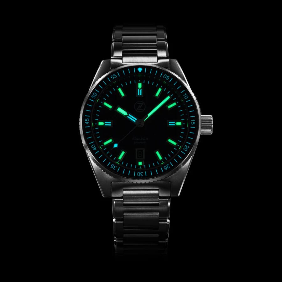 Zelos Blacktip Titanium Aventurine - Limited Edition Dive Watch