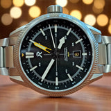 RZE Fortitude Nighthawk GMT - Titanium 100m True&nbsp;GMT