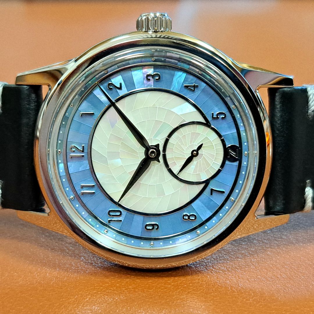 Zelos Nova v2 37mm Mosaic MoP (Swiss ETA Hand Wound Mother-of