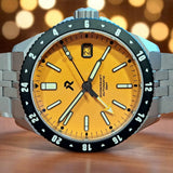 RZE Ascentus GMT Medallion&nbsp;Yellow - Titanium 200m Limited&nbsp;Edition