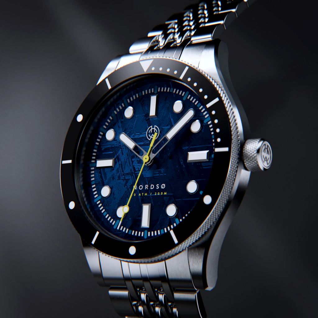 Henry Archer Nordsø Tempest - Blue Meteorite Dive Watch – The