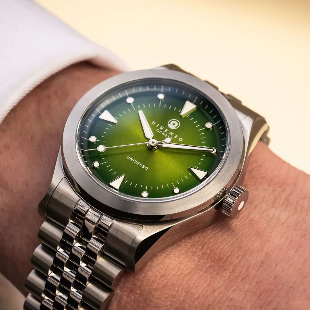Direnzo DRZ07 Universo Green No Date - Swiss Made Sports Dress