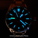 RZE Fortitude Nighthawk GMT - Titanium 100m True&nbsp;GMT