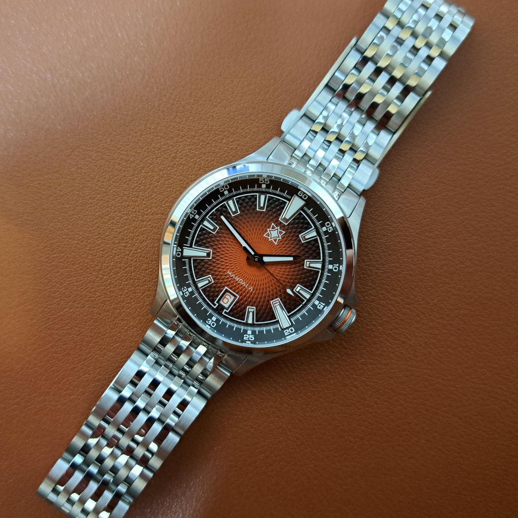 Second Hour Mandala Burst with Burnt Orange Dial (Sports Dress