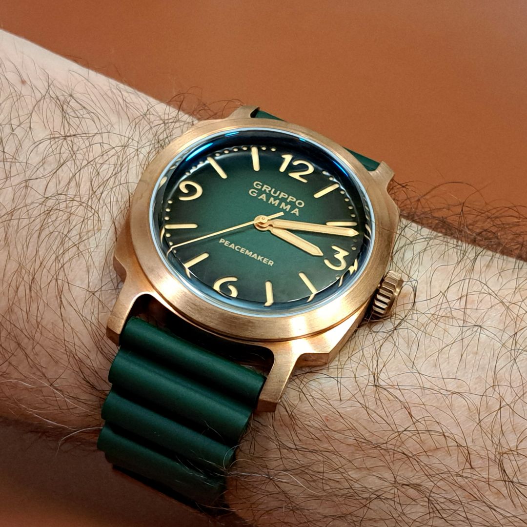 Gruppo Gamma Peacemaker PN-08 Bronze Green (Swiss ETA 2824-2