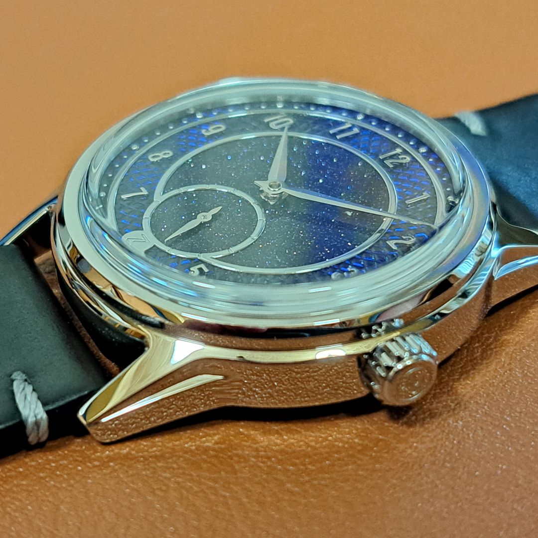 Zelos Nova v2 37mm Aventurine (Swiss ETA 7001 Hand Wound Movement