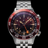 Aerotec Ace&nbsp;X&nbsp;GMT Diver - Burgundy/Black