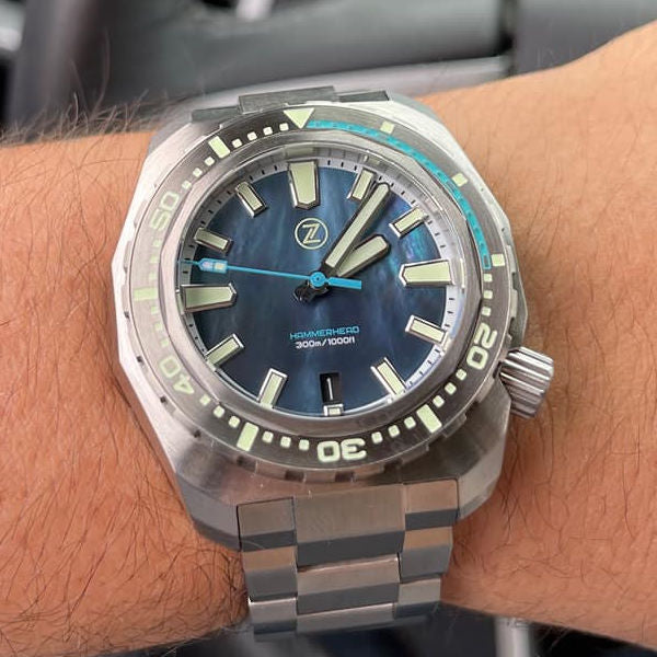 Zelos Hammerhead 3 Steel Mother-of-Pearl (Blue) Limited Edition