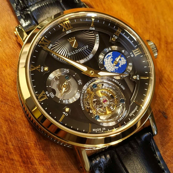 Waldhoff Ultramatic - Imperial Black Limited Edition (with Tourbillon)