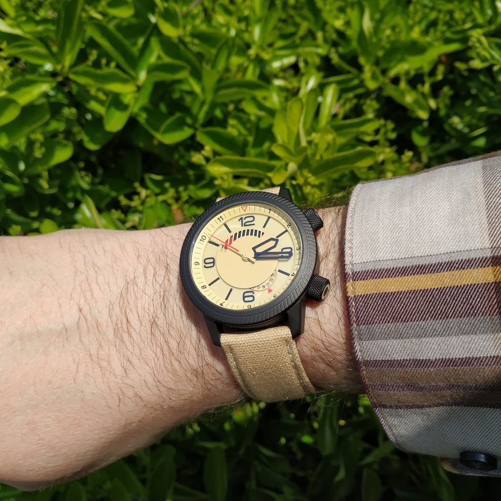 Draken Kalahari (Sand Dial, Black Case) – The Microbrand Store