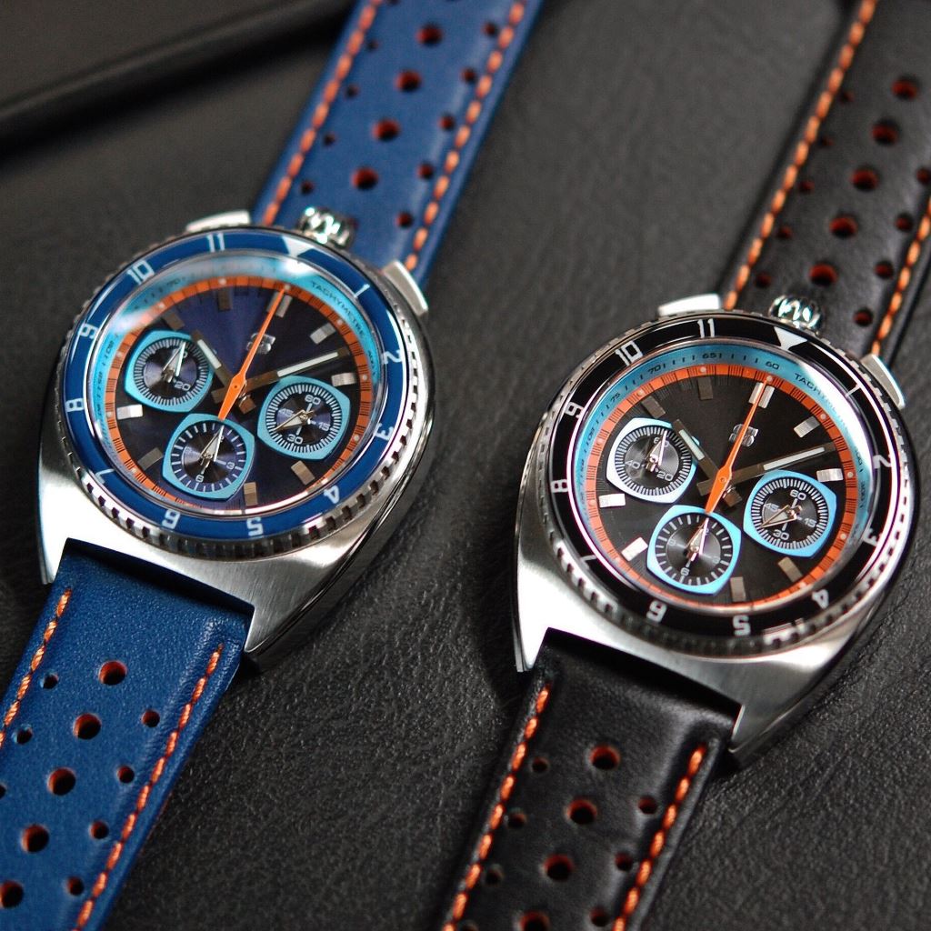 Straton Legera Bullhead - Swiss Valjoux 7750 (Blue) – The