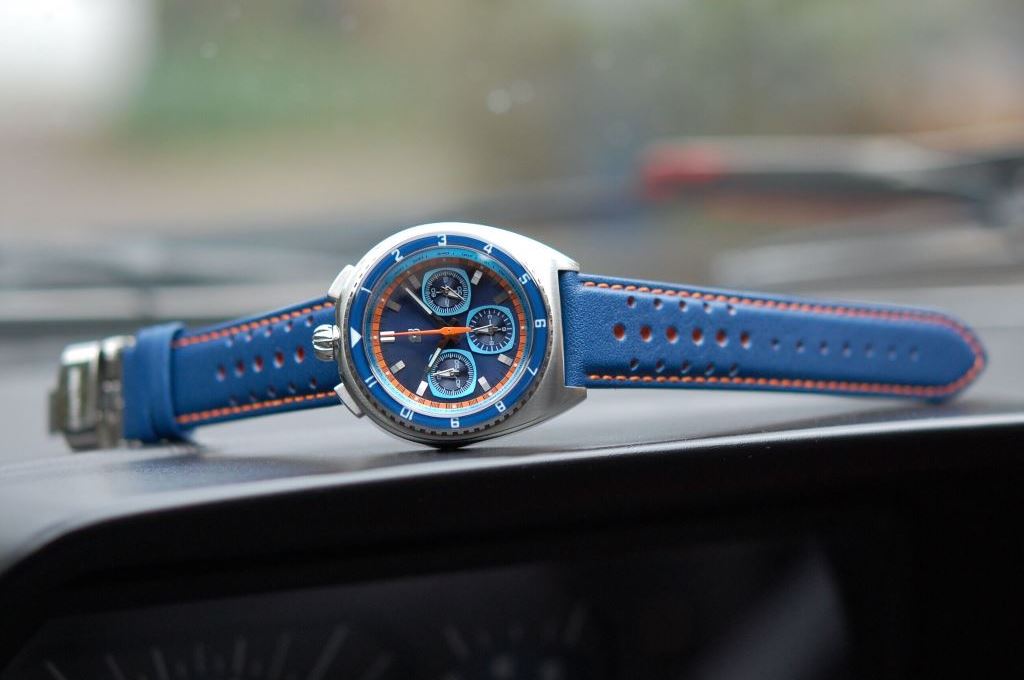 Straton Legera Bullhead - Swiss Valjoux 7750 (Blue) – The