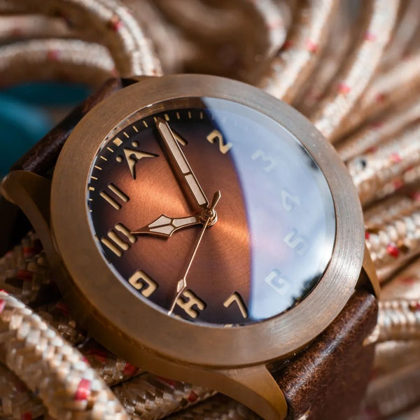 Automatic Bronze Diving Watch, Men's Copper Wrist Watch