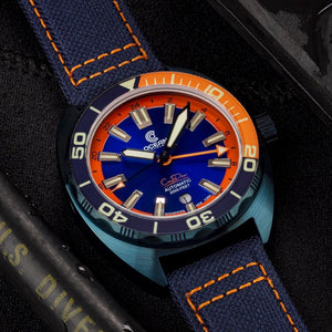 Ocean Crawler Core Diver GMT (Blue&nbsp;Steel) LE - 600m Swiss&nbsp;Mvmt (Regulated)