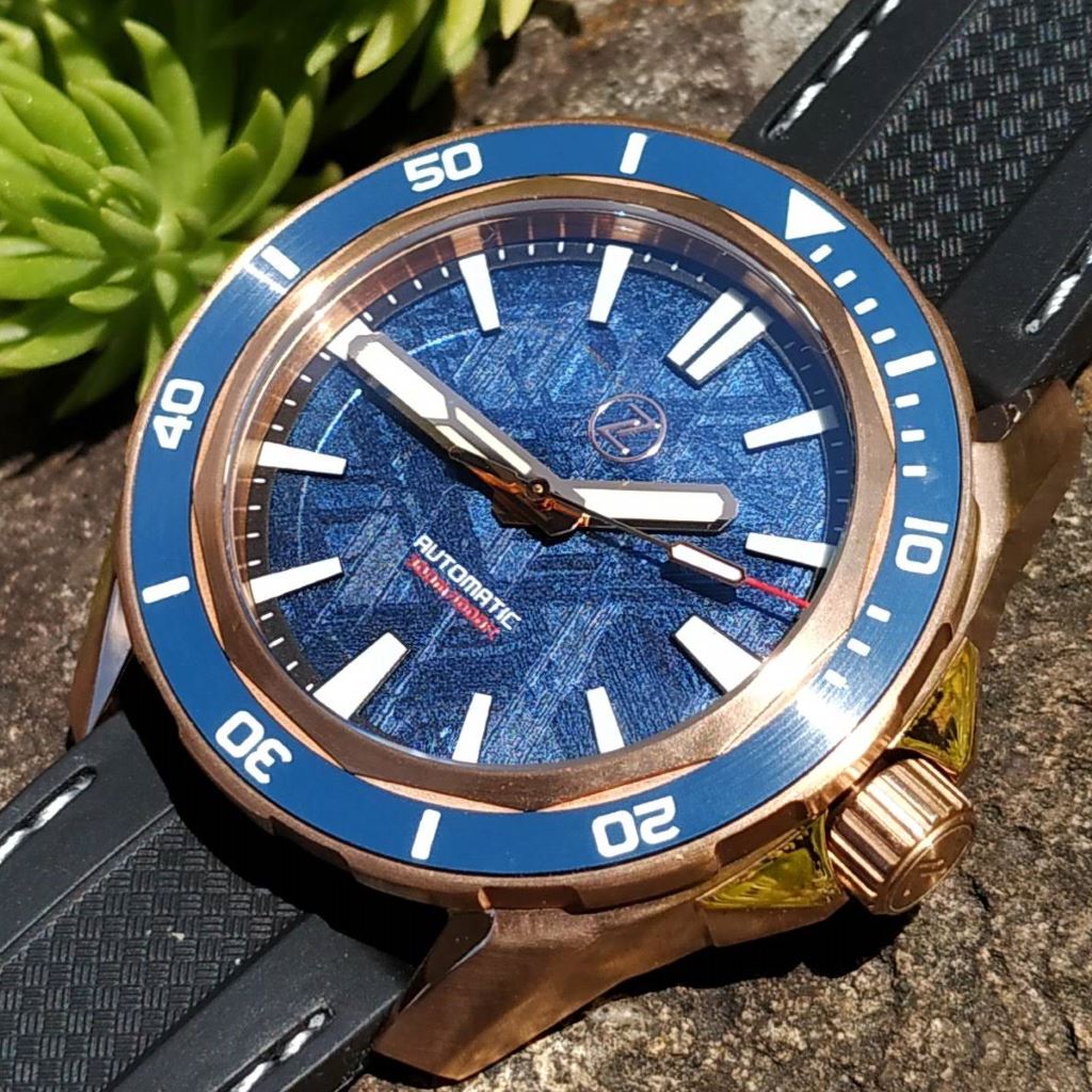 mutamarine　サイズ8 Huckberry x Zodiac Bronze Super Sea Wolf Dive Watch