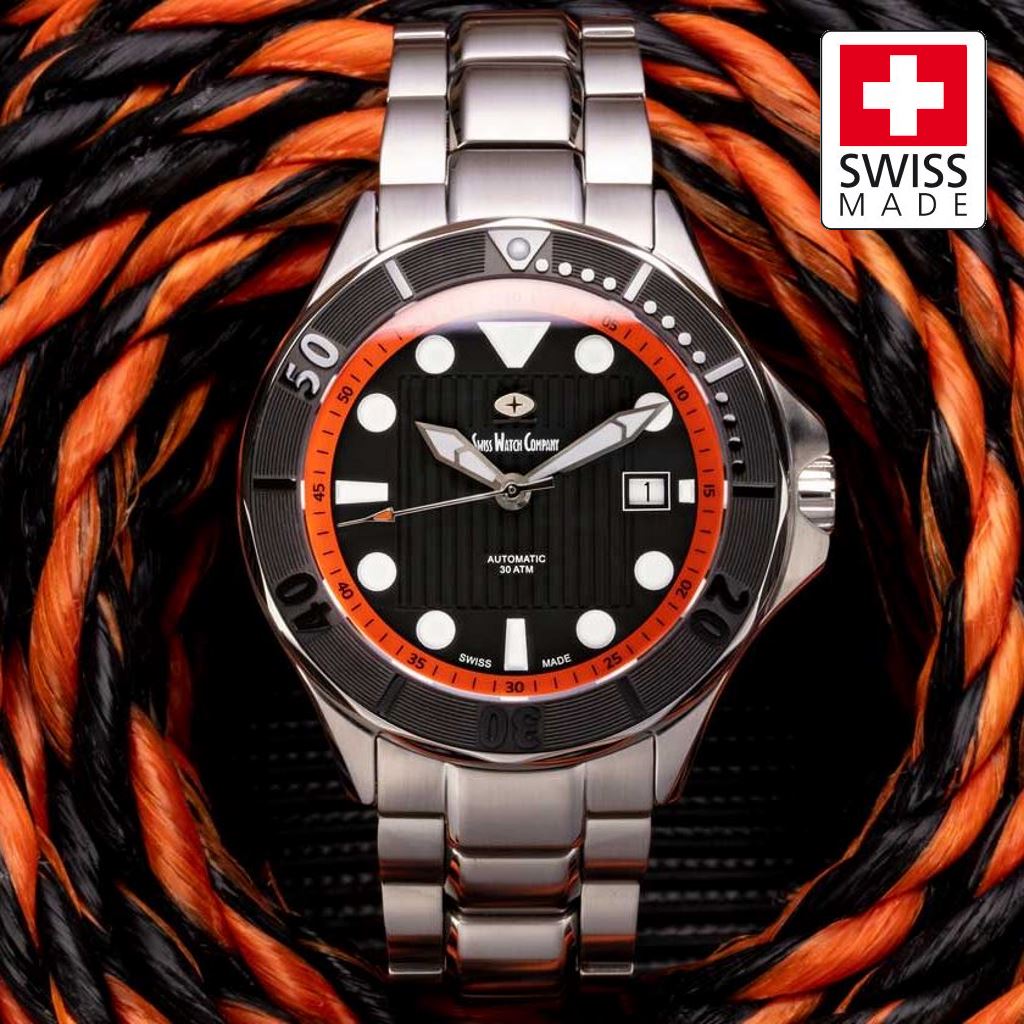 SWC Diver - Orange (Swiss Made Limited Edition) – The Microbrand Store