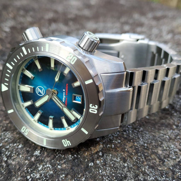 Zelos Abyss 3 3000M Steel Teal (3km, Swiss Mvmt, Limited Edition)