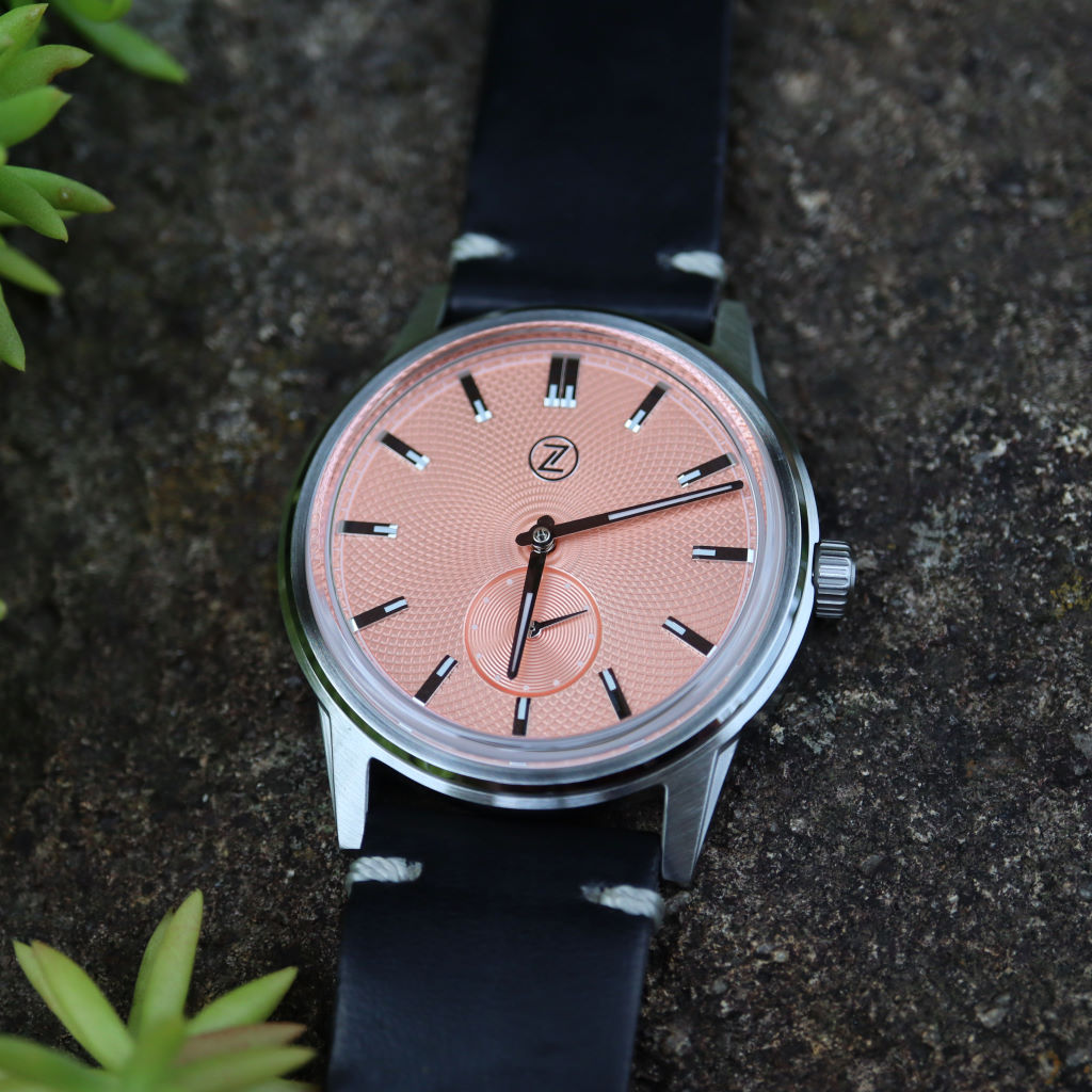 Zelos Nova 38mm Salmon (Swiss ETA 7001 Top Grade Movement LE