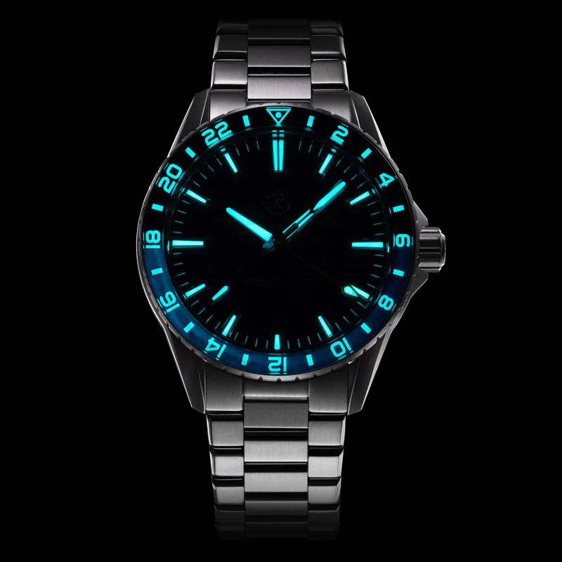 Zelos Spearfish GMT - Aventurine Limited Edition with Swiss