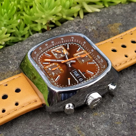 Straton Speciale - Swiss Valjoux 7750 (Brown, Polished Case)