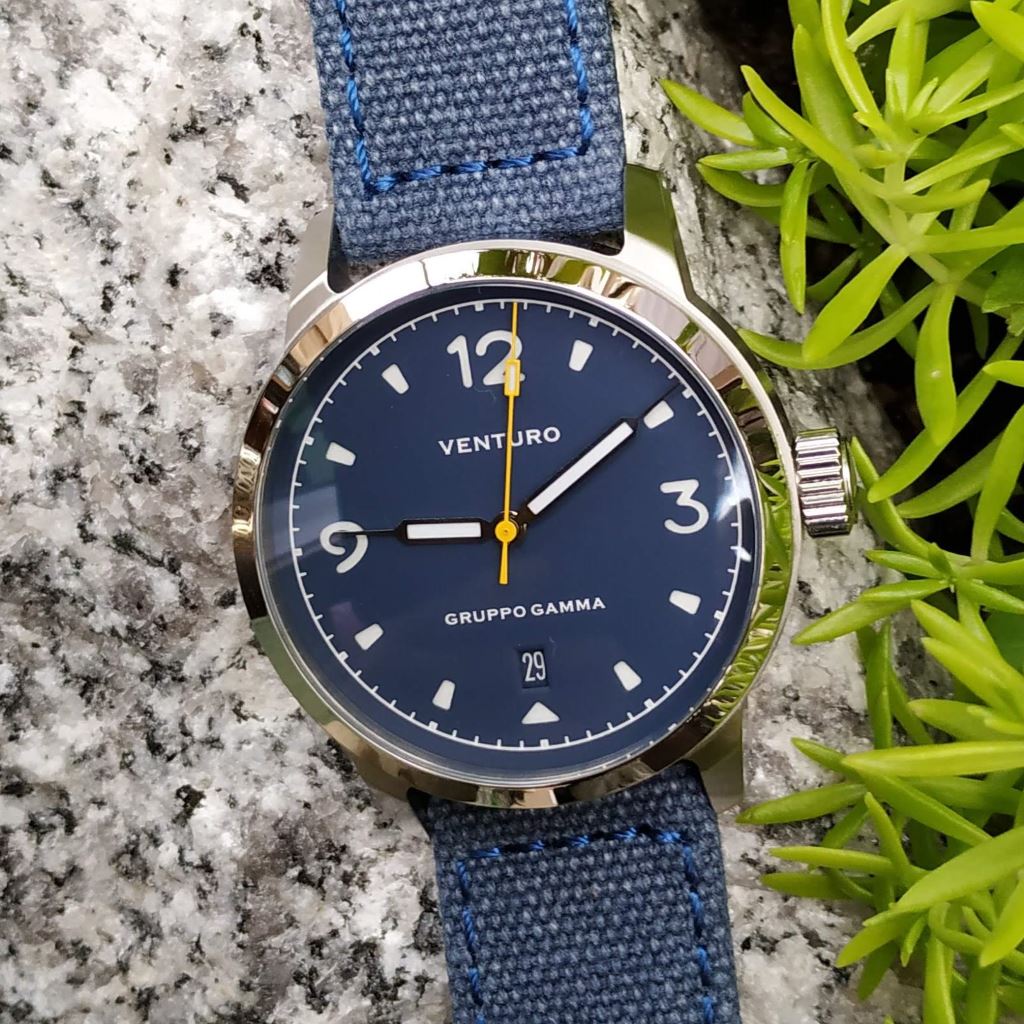 Venturo Field Watch #1 by Gruppo Gamma - Blue Dial – The