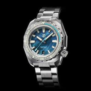 Zelos Hammerhead Steel Mother-of-Pearl (Blue) Limited Edition