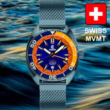Ocean Crawler Core Diver GMT (Blue&nbsp;Steel) LE - 600m Swiss&nbsp;Mvmt (Regulated)