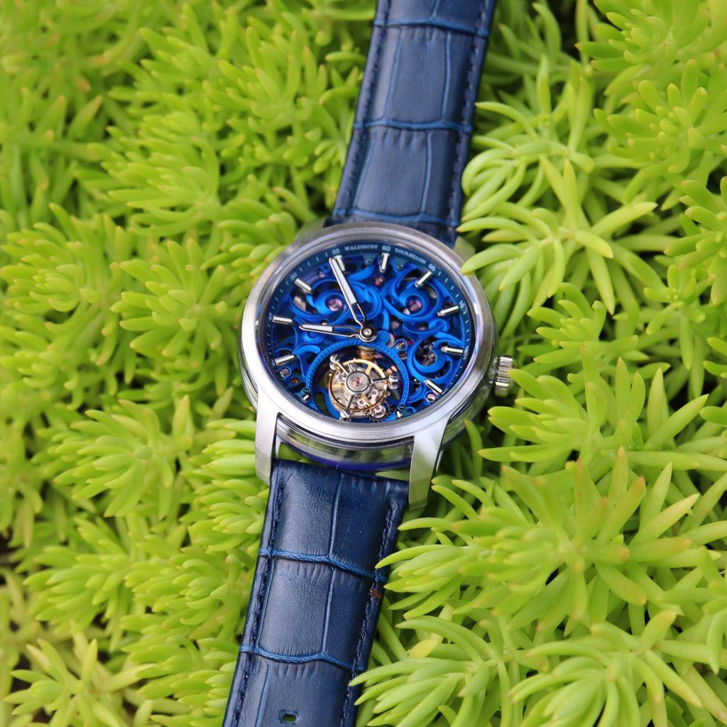 Waldhoff Imperial Royal Blue (tourbillon, sapphire case, 80hr reserve ...